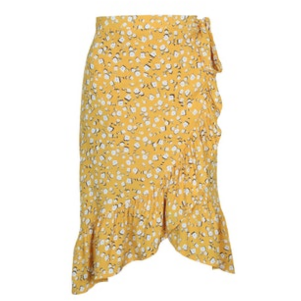 Summer Daisy Wrap Skirt
