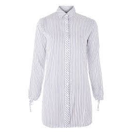 White/Blue Stripe Button Down Shirt