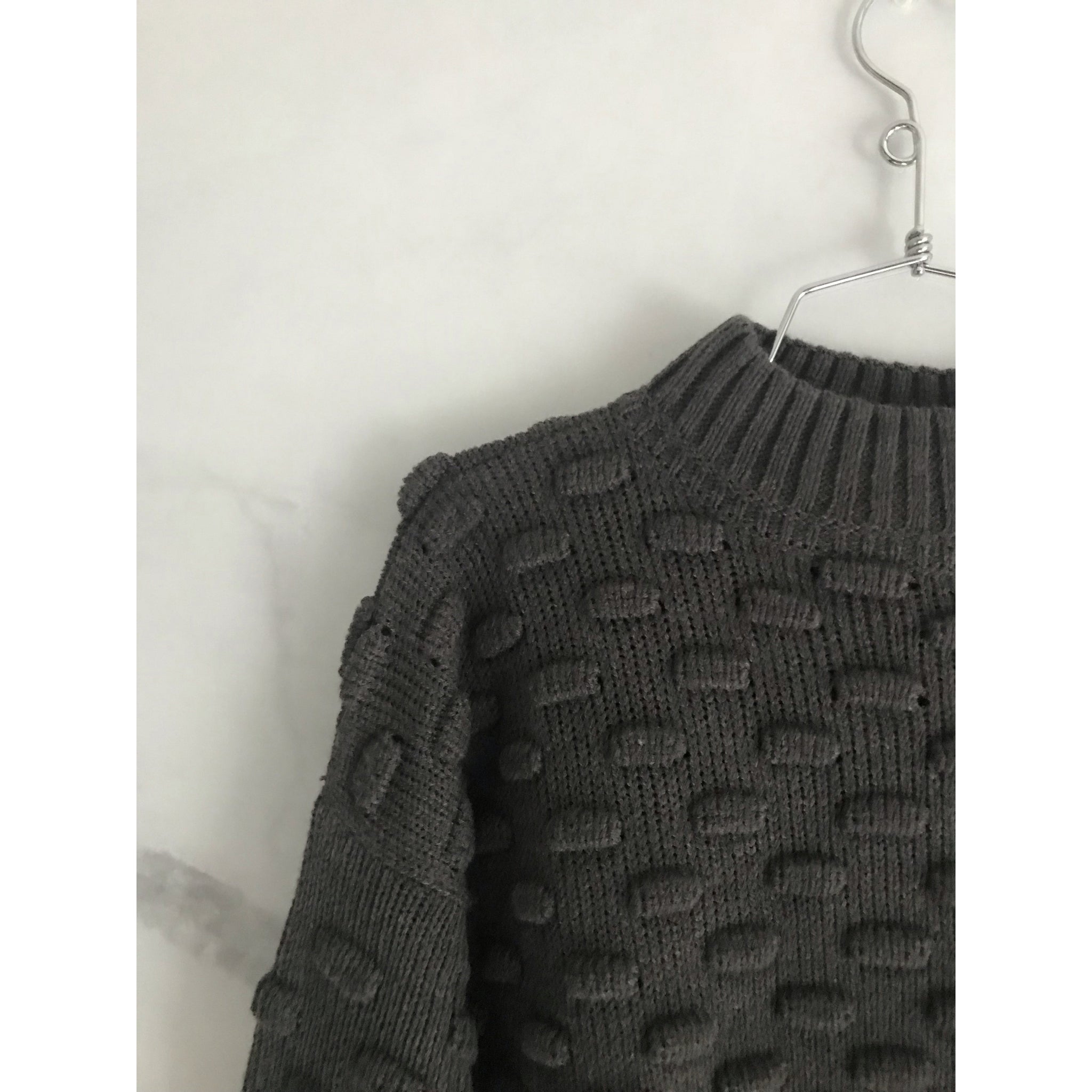 The Jacquard Sweater in Grey